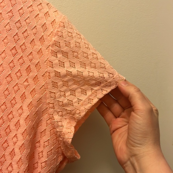 Maurice’s Peach Lace Women Top size XXL - Picture 5 of 11